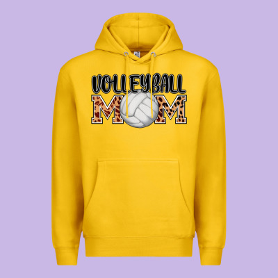 Volleyball Mom Premium Hoodie Designed By Adodesignshop
