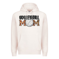 Pale Pink volleyball mom Premium Hoodie - AdoDesignShop