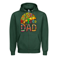 Sports Green taco dad Zipper Hoodie - RanaPortraitStore