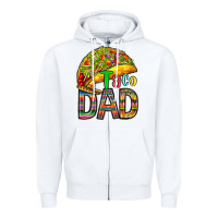 White taco dad Zipper Hoodie - RanaPortraitStore