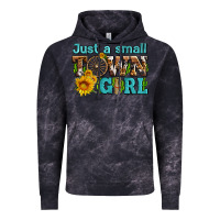 Cloud Black just a small town girl with sunflowers and money Vintage Hoodie - AdoDesignShop