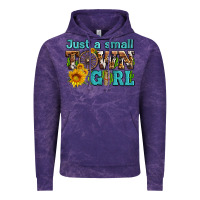 Cloud Purple just a small town girl with sunflowers and money Vintage Hoodie - AdoDesignShop