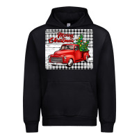 Black merry christmas mousepad Urban Hoodie - Jasminsmagicworld
