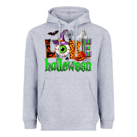 Heather Grey love halloween Heavyweight Hoodie - Zillion Design Studio