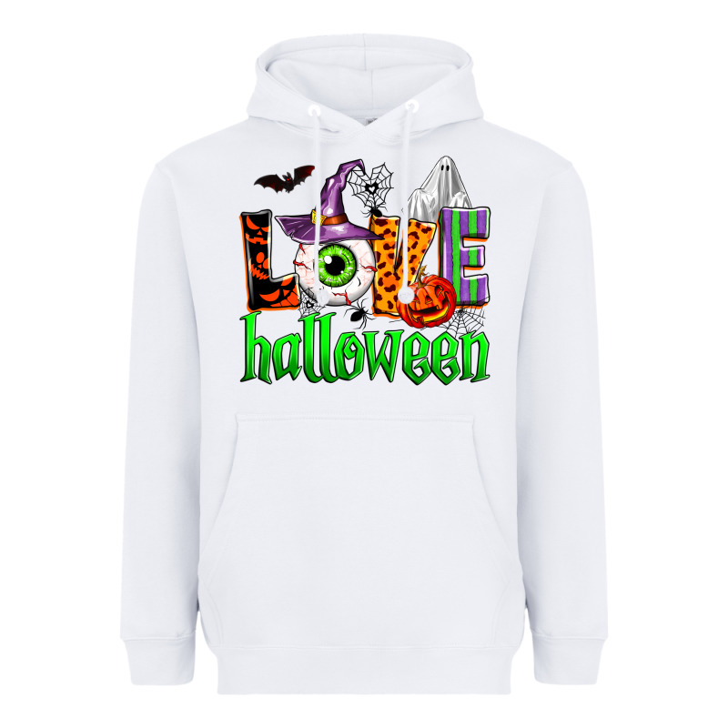 Love Halloween Heavyweight Hoodie by Zillion Design Studio | Teevron