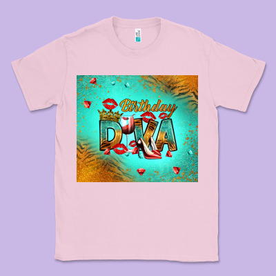 Birthday Diva Classic Tee Designed By Ranaportraitstore