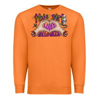 Carrot this girl loves halloween Premium Sweatshirt - CowhideDigitalArt