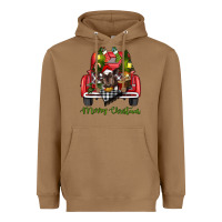 Toasted Coconut merry christmas truck Heavyweight Hoodie - RanaPortraitStore