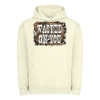 Pigment Pistachio Western Wasted On You Background Urban Hoodie - LillyAllenDesigns