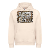 Sandshell Western Wasted On You Background Urban Hoodie - LillyAllenDesigns