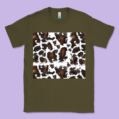 Cowhide Pattern Classic Tee Designed By Ranaportraitstore