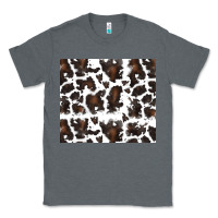 Charcoal Heather cowhide pattern Classic Tee - RanaPortraitStore