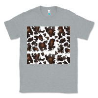 Heather Grey cowhide pattern Classic Tee - RanaPortraitStore