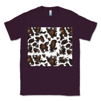 Plum cowhide pattern Classic Tee - RanaPortraitStore