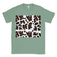 Sage cowhide pattern Classic Tee - RanaPortraitStore