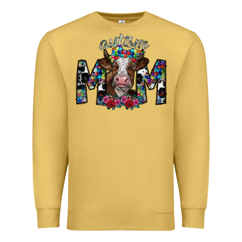 Autism Mom 2 Premium Sweatshirt by SublimationCraftShop | Teevron