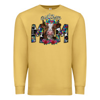 Antique Gold autism mom 2 Premium Sweatshirt - SublimationCraftShop