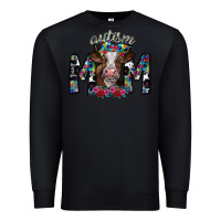 Black autism mom 2 Premium Sweatshirt - SublimationCraftShop