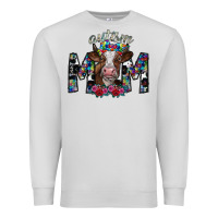 Dove Grey autism mom 2 Premium Sweatshirt - SublimationCraftShop