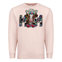 Pale Pink autism mom 2 Premium Sweatshirt - SublimationCraftShop