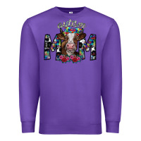 Purple autism mom 2 Premium Sweatshirt - SublimationCraftShop