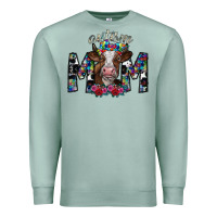 Seafoam autism mom 2 Premium Sweatshirt - SublimationCraftShop