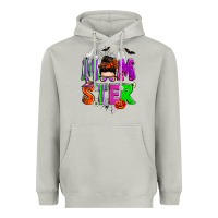 Moon Dust halloween momster messy bun Heavyweight Hoodie - Zillion Design Studio