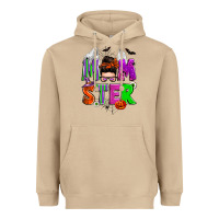 Mushroom halloween momster messy bun Heavyweight Hoodie - Zillion Design Studio