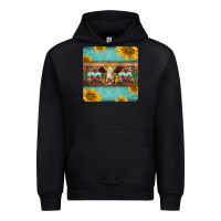 Black hereford cattle mom coaster Urban Hoodie - Jasminsmagicworld