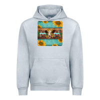 Heather Grey hereford cattle mom coaster Urban Hoodie - Jasminsmagicworld