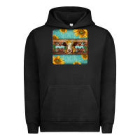 Pigment Black hereford cattle mom coaster Urban Hoodie - Jasminsmagicworld
