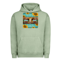 Pigment Oil Green hereford cattle mom coaster Urban Hoodie - Jasminsmagicworld