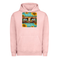 Pigment Salmon hereford cattle mom coaster Urban Hoodie - Jasminsmagicworld