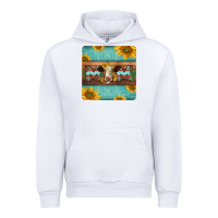 White hereford cattle mom coaster Urban Hoodie - Jasminsmagicworld