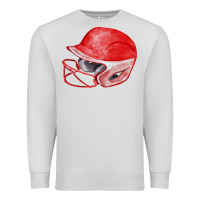 Dove Grey red softball helmet fa element Premium Sweatshirt - FaDigitalArtStudio