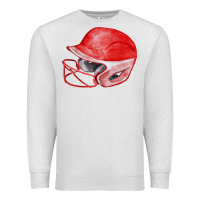 Oatmeal Heather red softball helmet fa element Premium Sweatshirt - FaDigitalArtStudio