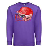 Purple red softball helmet fa element Premium Sweatshirt - FaDigitalArtStudio