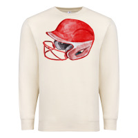 Sandshell red softball helmet fa element Premium Sweatshirt - FaDigitalArtStudio