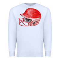 White red softball helmet fa element Premium Sweatshirt - FaDigitalArtStudio