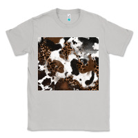 Moon Dust cowhide and leopard pattern Classic Tee - RanaPortraitStore