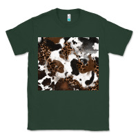 Sports Green cowhide and leopard pattern Classic Tee - RanaPortraitStore