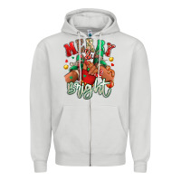 Dove Grey merry and bright black kid sneakers Zipper Hoodie - RanaPortraitStore