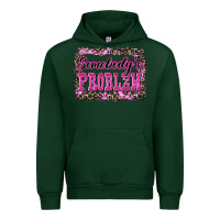 Forest Green Western Somebody's Problem Urban Hoodie - LillyAllenDesigns