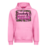 Fuchsia Pink Western Somebody's Problem Urban Hoodie - LillyAllenDesigns
