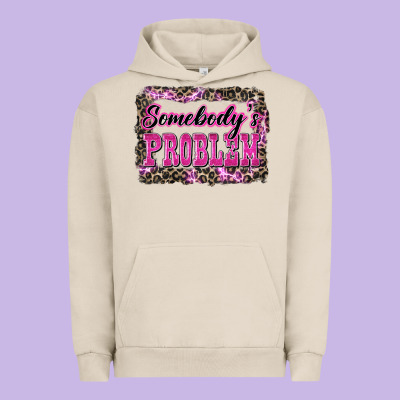 Western Somebody's Problem Urban Hoodie Designed By Lillyallendesigns
