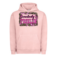Pigment Salmon Western Somebody's Problem Urban Hoodie - LillyAllenDesigns