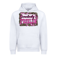 White Western Somebody's Problem Urban Hoodie - LillyAllenDesigns