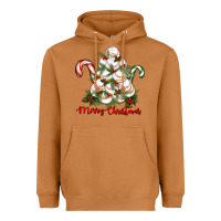 Meerkat merry christmas baseball Heavyweight Hoodie - RanaPortraitStore
