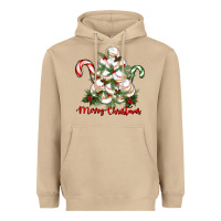 Mushroom merry christmas baseball Heavyweight Hoodie - RanaPortraitStore