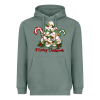 Sage merry christmas baseball Heavyweight Hoodie - RanaPortraitStore